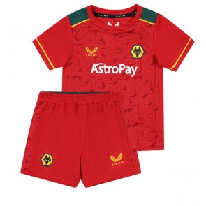 Maillot de foot Wolves Extérieur enfant 2023-24 Manches Courte (+ pantalon court)